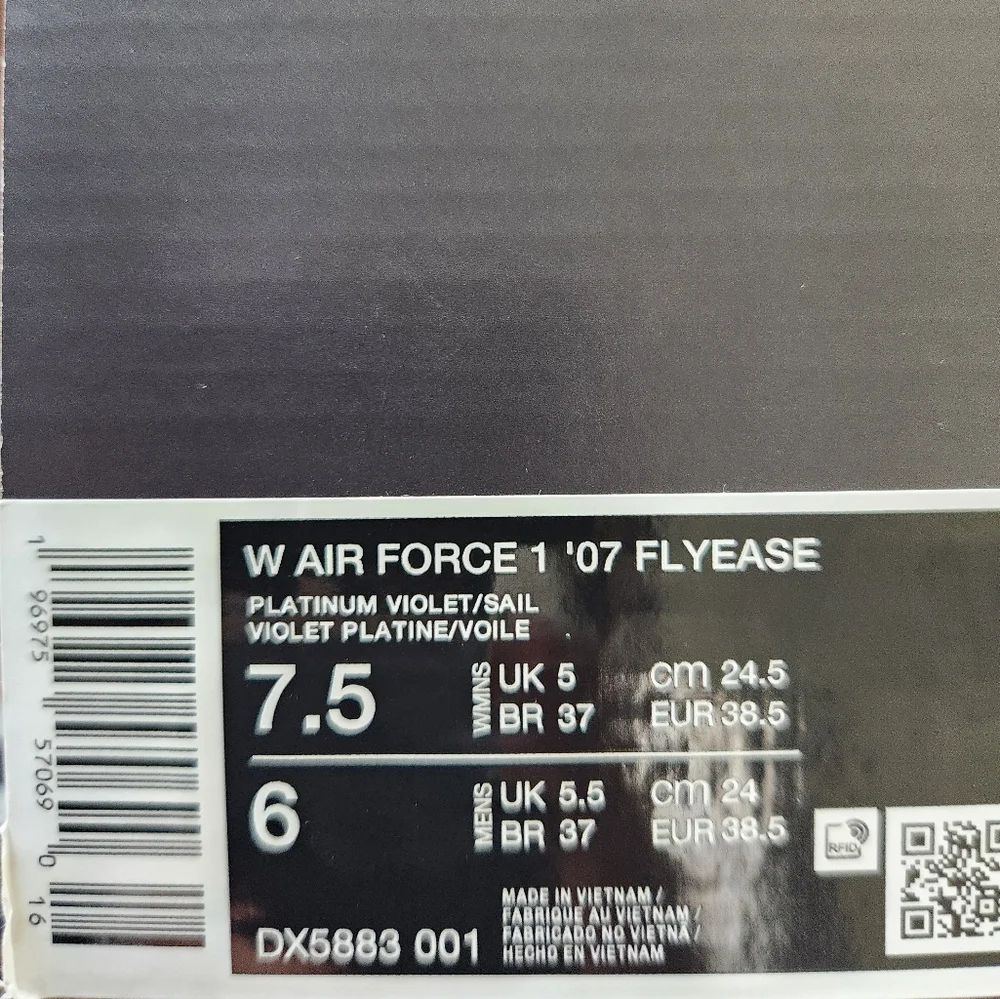 Nike Air Force 1 Low — Pastel Lavender/White Women’s Sneaker